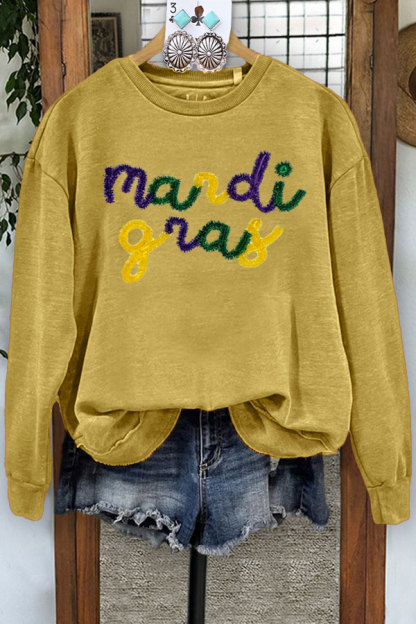 Mardi Gras Casual Sweatshirt