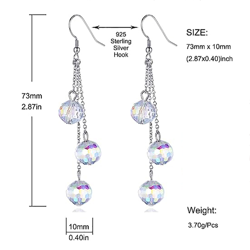 Sparkly Disco Party Earrings