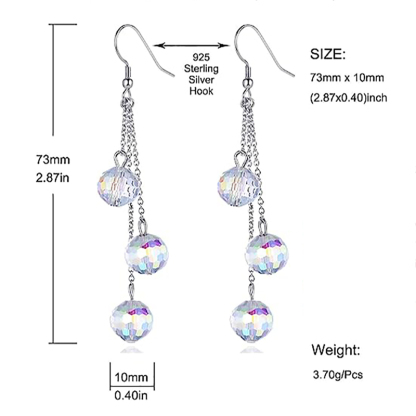 Sparkly Disco Party Earrings