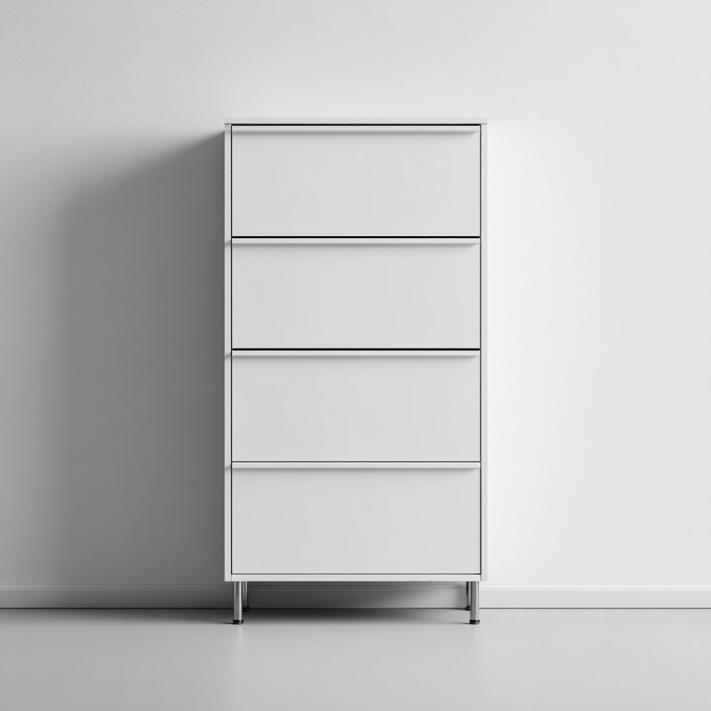Shoe storage 60x40x180 - Bianco - Design moderno-Houseure