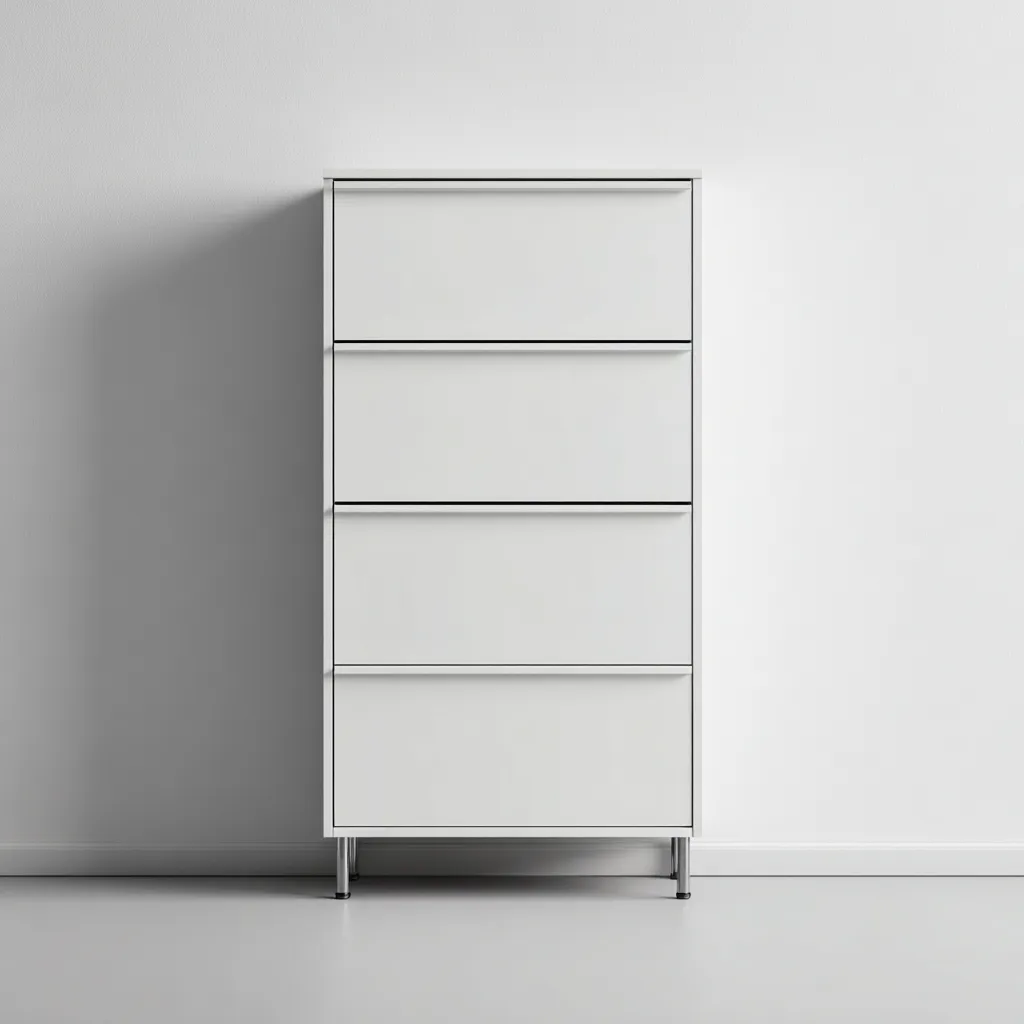 Shoe storage 60x40x180 - Bianco - Design moderno-Houseure
