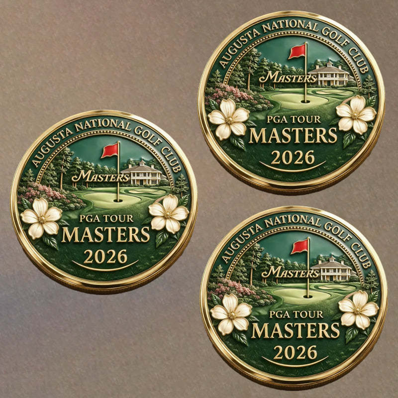 ⛳ Last Day 60% Off – 2026 Masters Tournament 3D Commemorative Coin