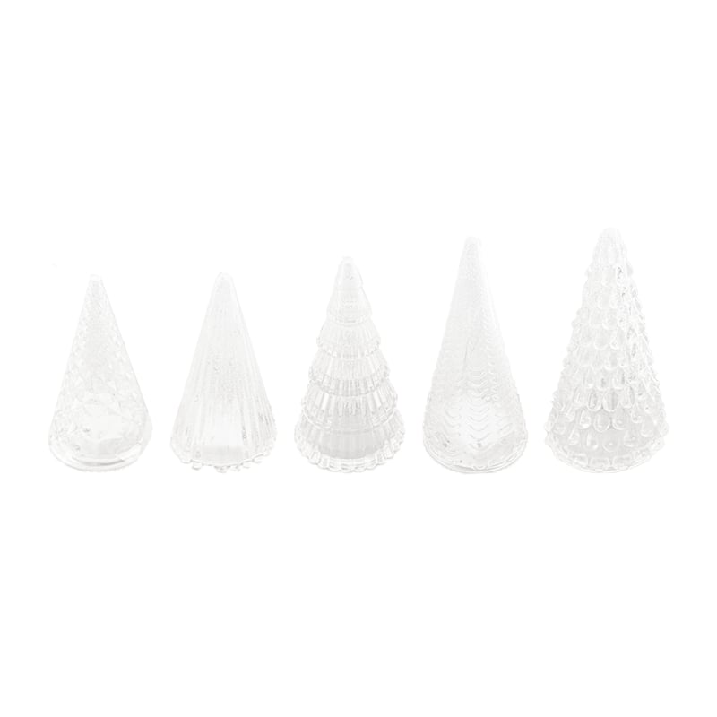 BFF Collection Set of 5 Illuminated Trees (with LED Best for gift)