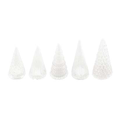 BFF Collection Set of 5 Illuminated Trees (with LED Best for gift)