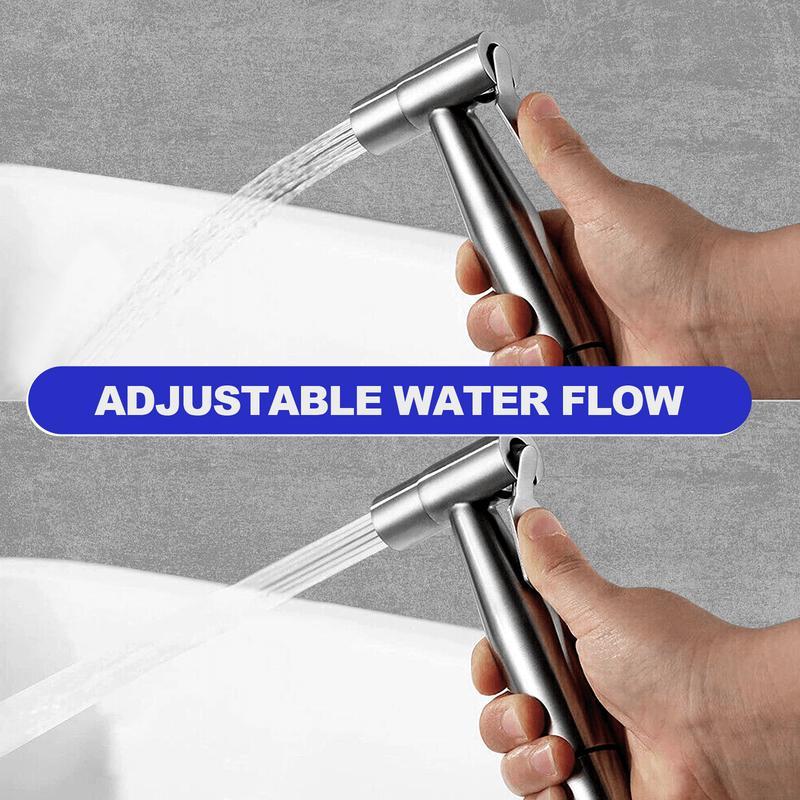 Exclusive Offer💥Toilet Shattaf Adapter Hose Bidet Sprayer Stainless Steel Handheld Shower Head dealsforyoudays