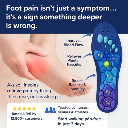 🏆#1 Best Seller ⏰LAST DAY 49% OFF 💎Magnetic Massage  Insoles