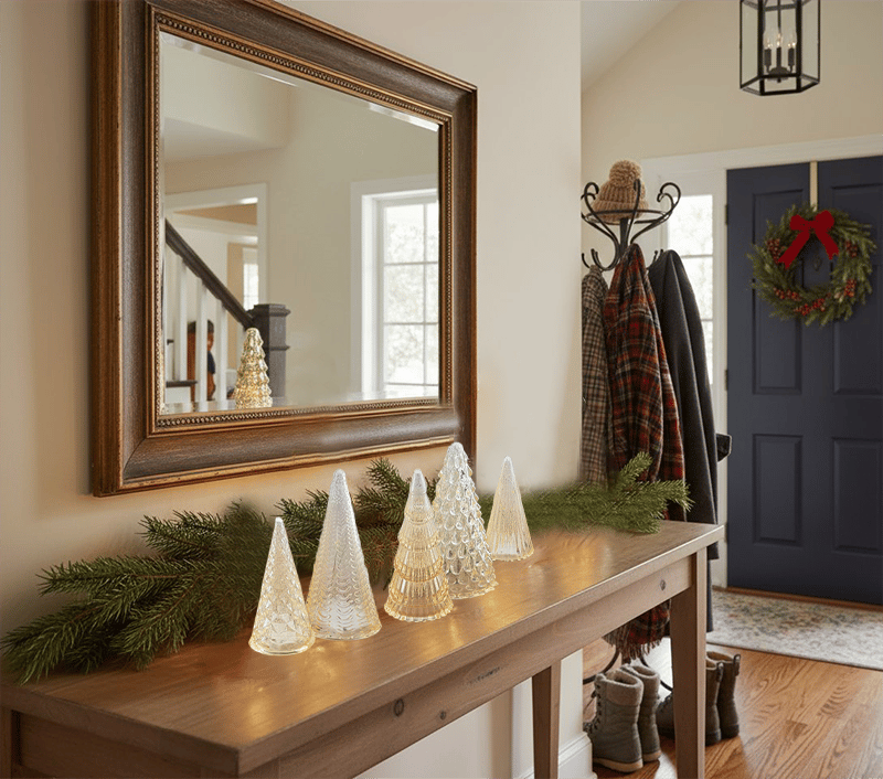 BFF Collection Set of 5 Illuminated Trees (with LED Best for gift)