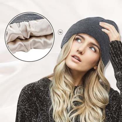 ❄️Winter Discount Frenzy Promotion-49% OFF-🧢Satin Lined Winter Beanie Hats