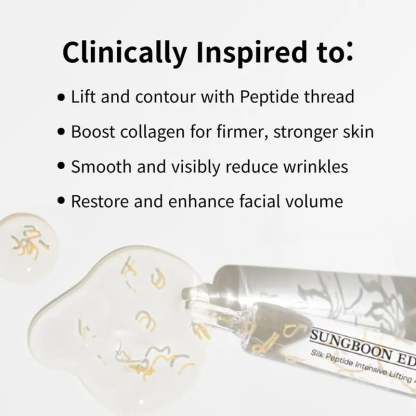 🔥HOT SALE 49% OFF✨Silk Lifting Peptide Ampoule: Korean Anti-Aging Serum for Wrinkle Care & Plumping