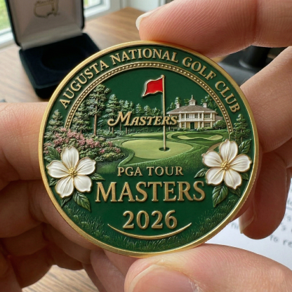 ⛳ Last Day 60% Off – 2026 Masters Tournament 3D Commemorative Coin