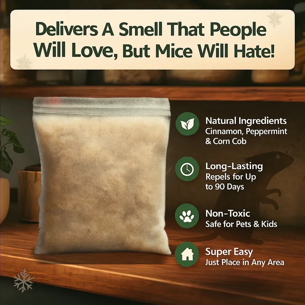 🔥Black Friday Sale 49% OFF⚡Mouse Repellent Pouches - Rodent Repellent Made in USA (12 Pouches)