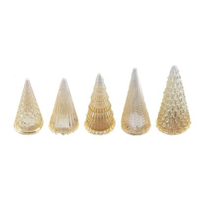 BFF Collection Set of 5 Illuminated Trees (with LED Best for gift)