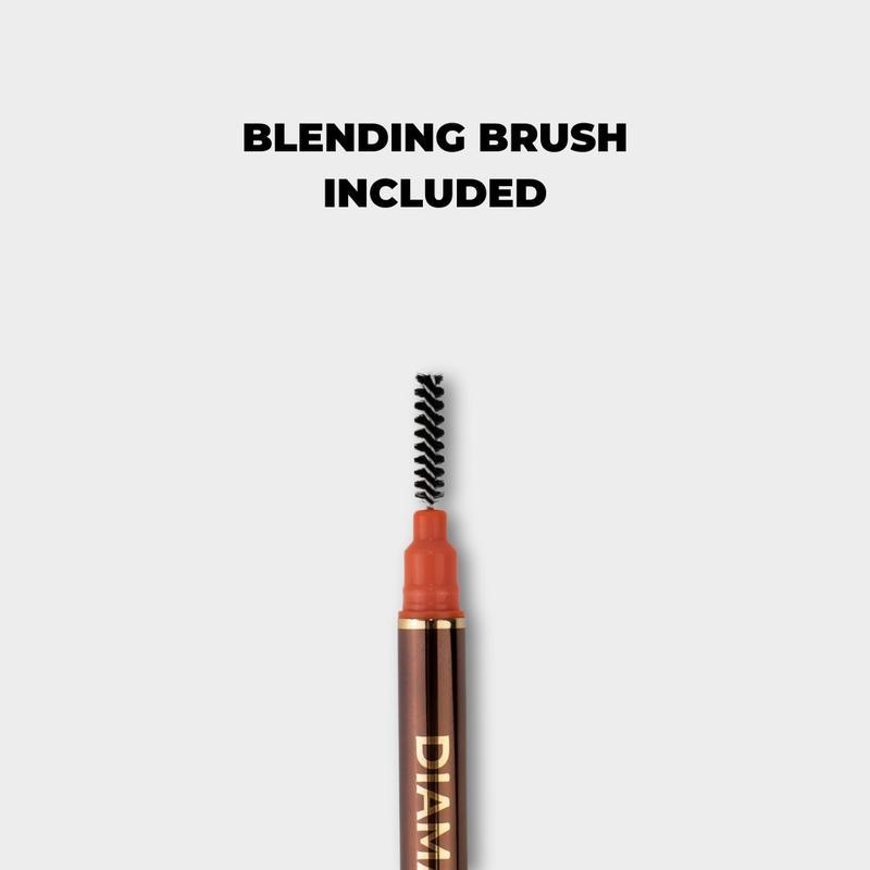 2 Tip UltraFine Pen - For Beard & Eyebrows - Water Resistant, Natural Look, Easy to Use, Long Lasting - Beard Pencil Filler, Eyebrow Pencil Filler - Beard Pen, Brow Pen - DIAMALFI