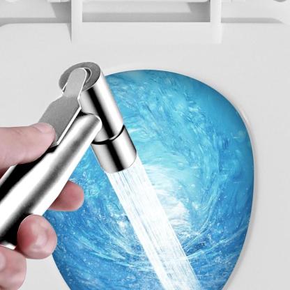 Exclusive Offer💥Toilet Shattaf Adapter Hose Bidet Sprayer Stainless Steel Handheld Shower Head dealsforyoudays