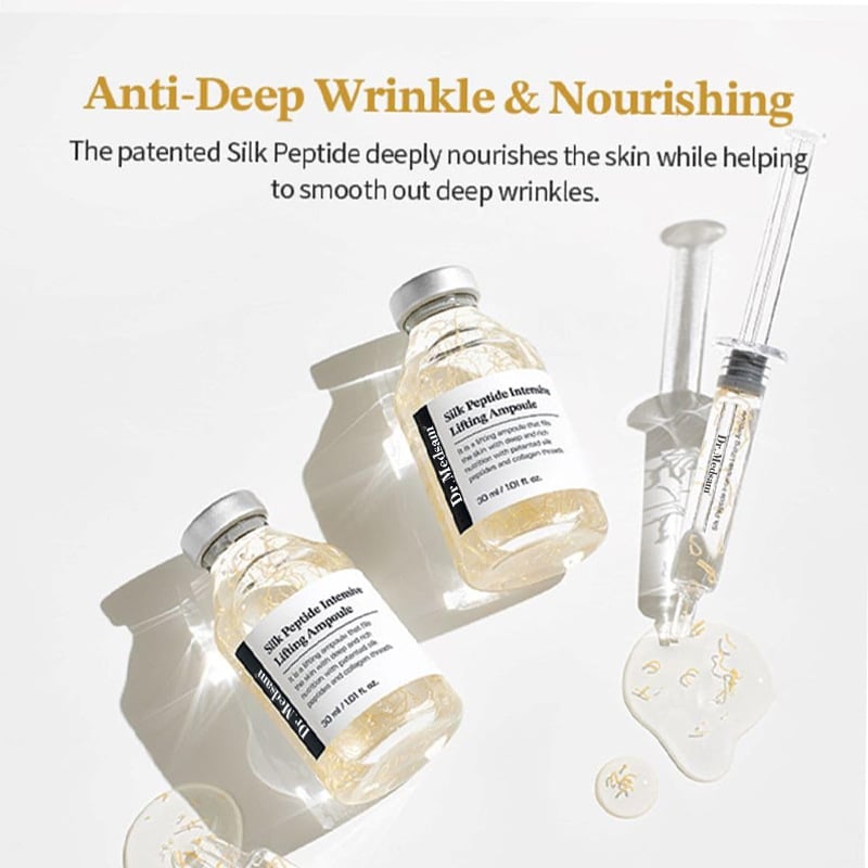 🔥HOT SALE 49% OFF✨Silk Lifting Peptide Ampoule: Korean Anti-Aging Serum for Wrinkle Care & Plumping