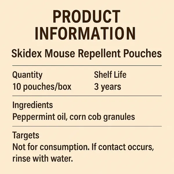 🔥Black Friday Sale 49% OFF⚡Mouse Repellent Pouches - Rodent Repellent Made in USA (12 Pouches)