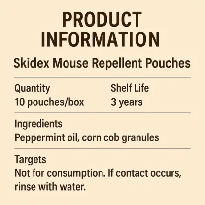 🔥Black Friday Sale 49% OFF⚡Mouse Repellent Pouches - Rodent Repellent Made in USA (12 Pouches)