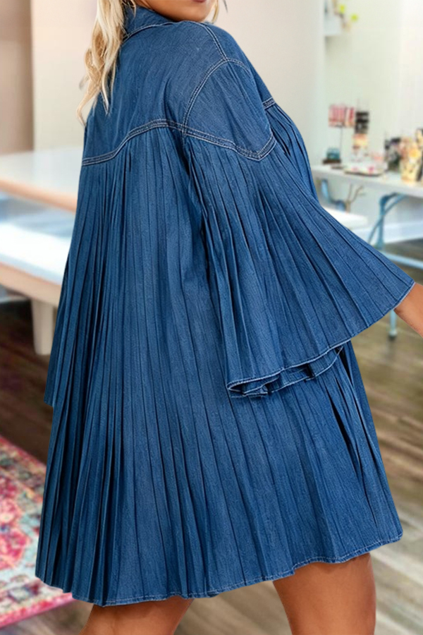 Stylish And Elegant Pleated Dress