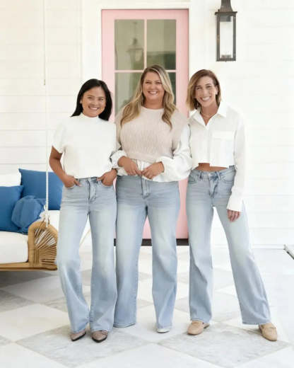 High-Rise Vintage Straight Jeans