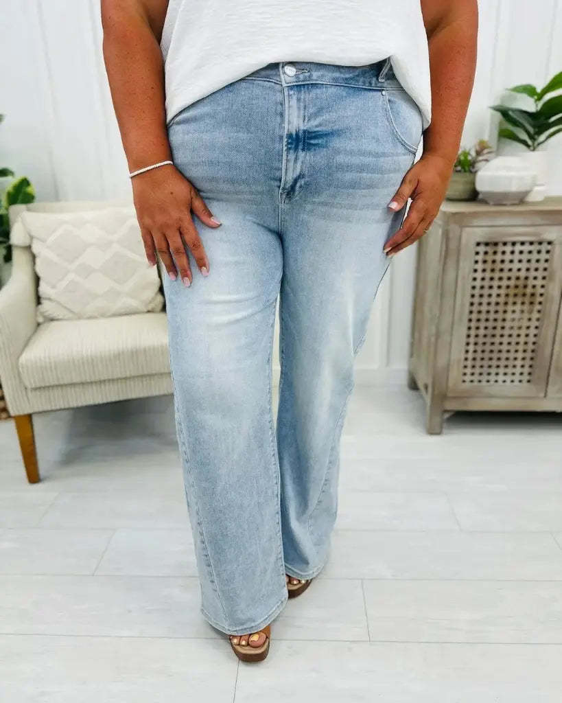 High-Rise Vintage Straight Jeans