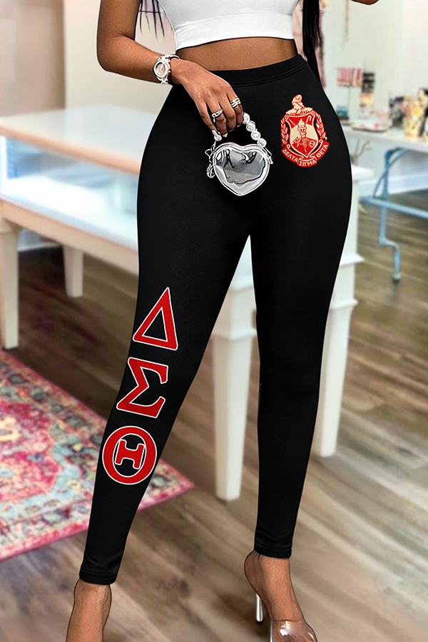 Delta Sigma Theta Sorority Leggings