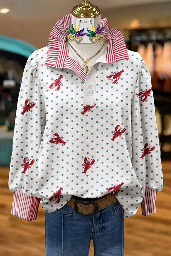 Mardi Gras Crawfish Blouses
