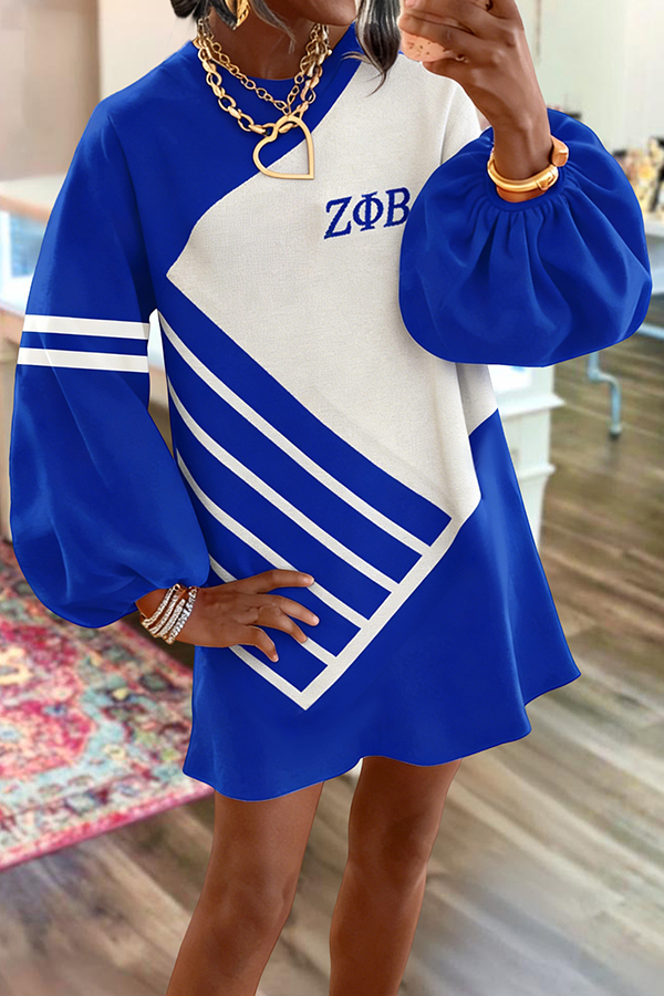 Zeta Phi Beta Sorority Sweatshirt Dress