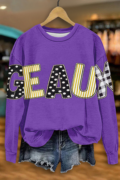 Game Day Purple Geaux Sweatshirt