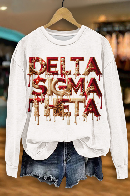 Unique Delta Sigma Theta Sorority Sweatshirt