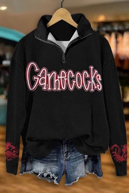 Game Day Gamecocks Zip-Up Sweatshirt