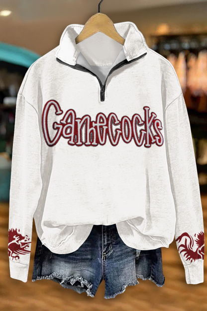Game Day Gamecocks Zip-Up Sweatshirt