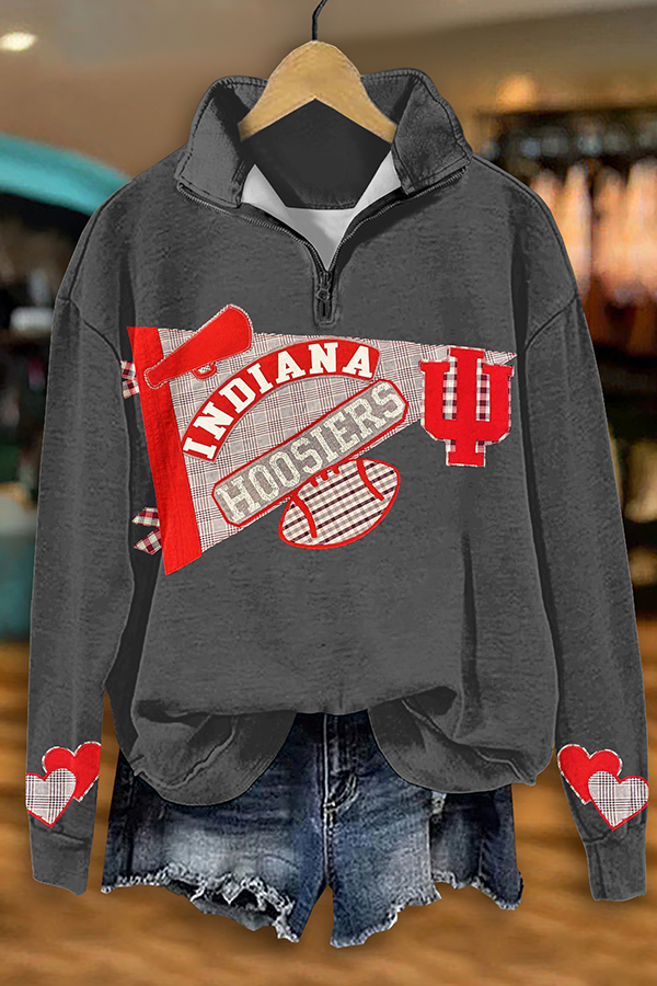 Game Day Football Zip-Up Sweatshirt