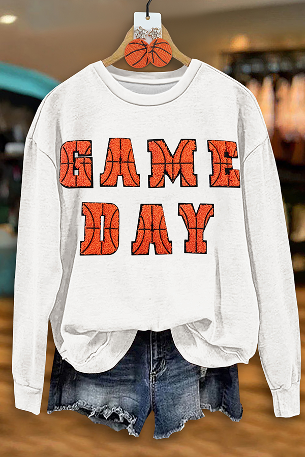 Classic Basketball Game Day Sweatshirt