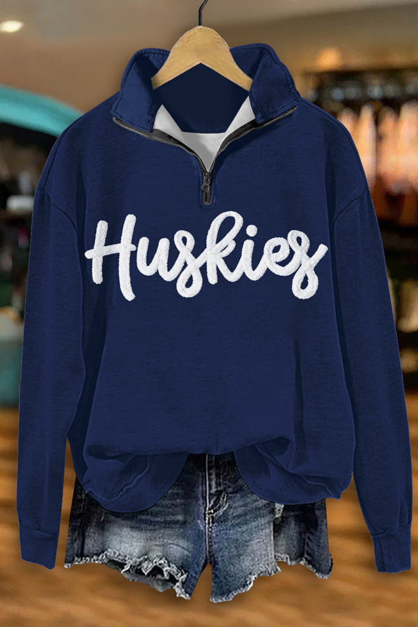 Game Day Dog Zip-Up Sweatshirt