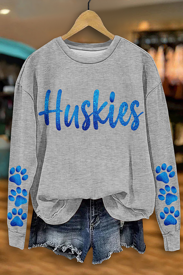 Classic Game Day Blue Dog Sweatshirt