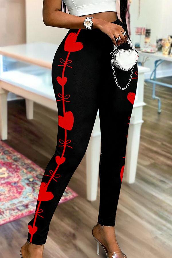 Valentine's Day Heart Leggings