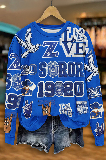Zeta Phi Beta Sorority Sweatshirt