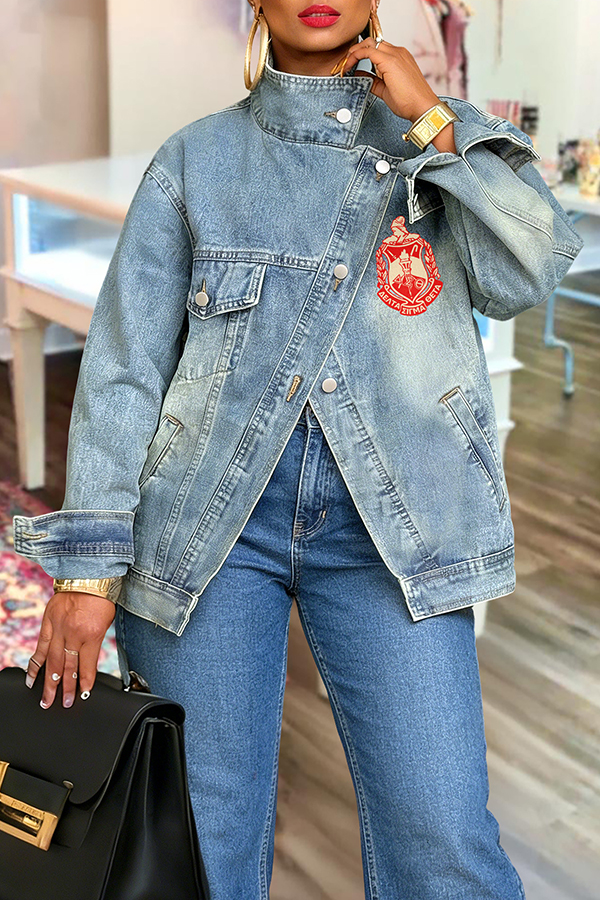 Delta Sigma Theta Sorority Denim Jacket