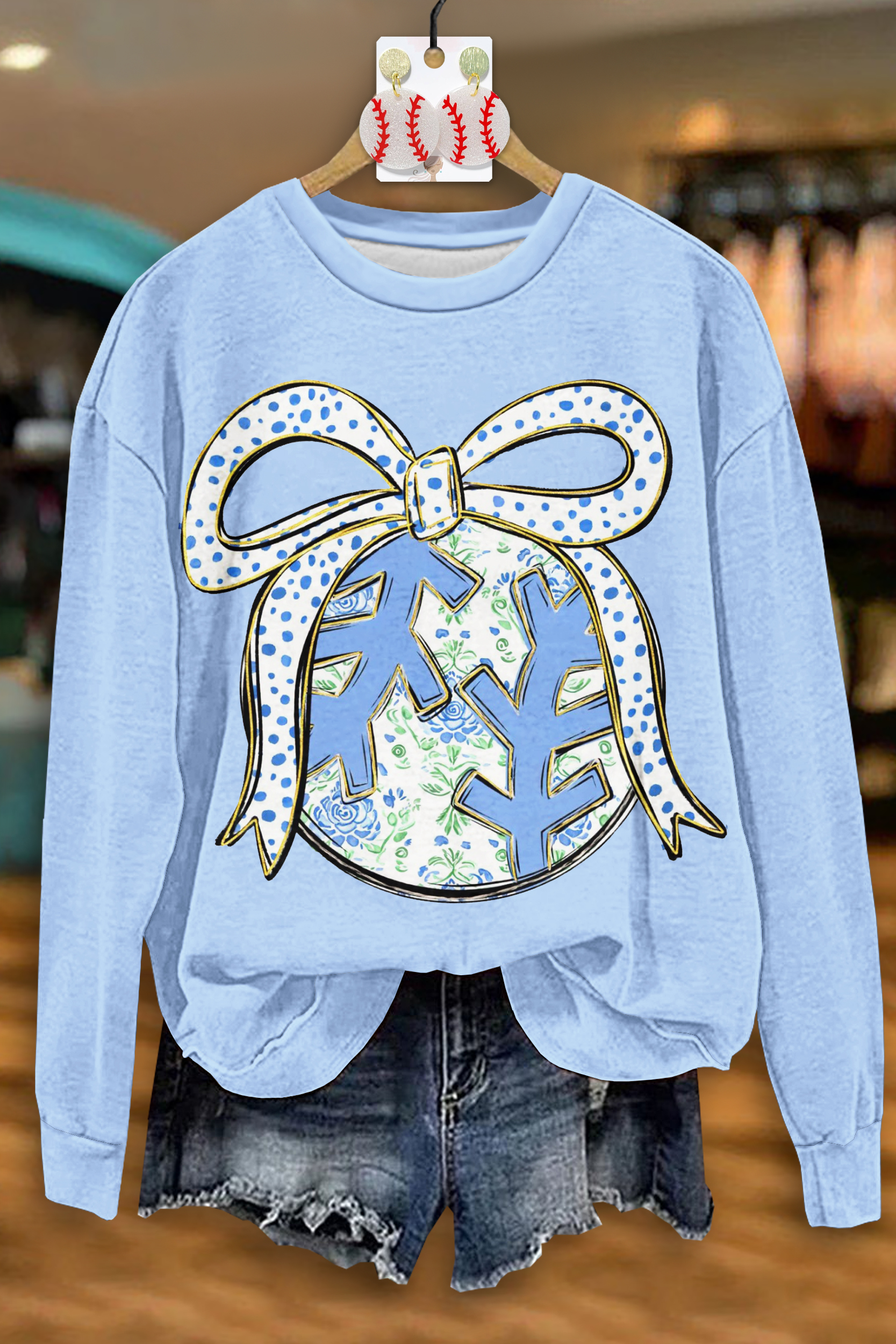 Fresh Baseball Game Day Hoodies