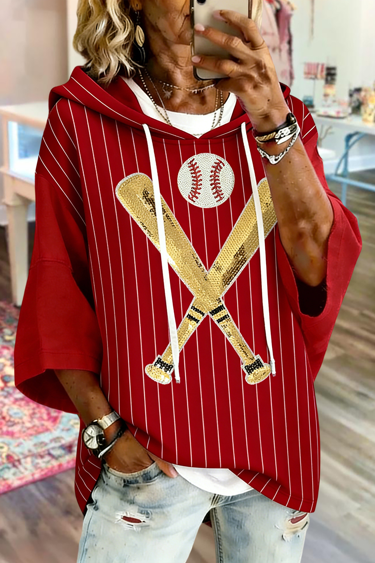 Baseball Game Day Hoodie