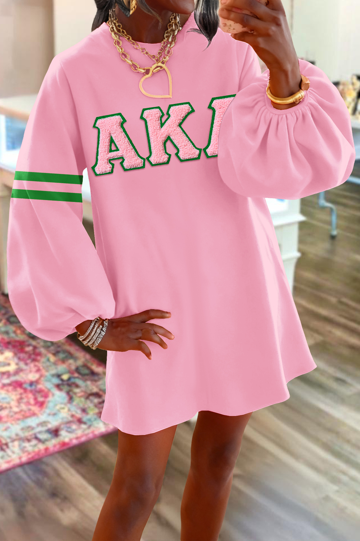 Alpha Kappa Alpha Sorority Sweatshirt Dress