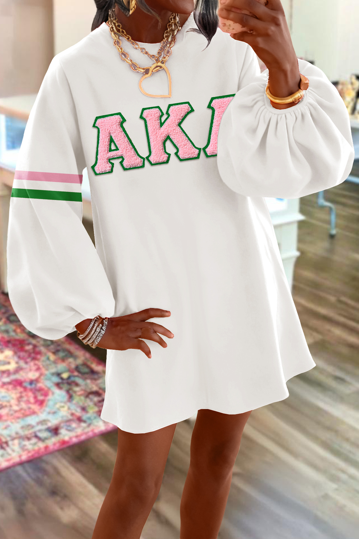 Alpha Kappa Alpha Sorority Sweatshirt Dress