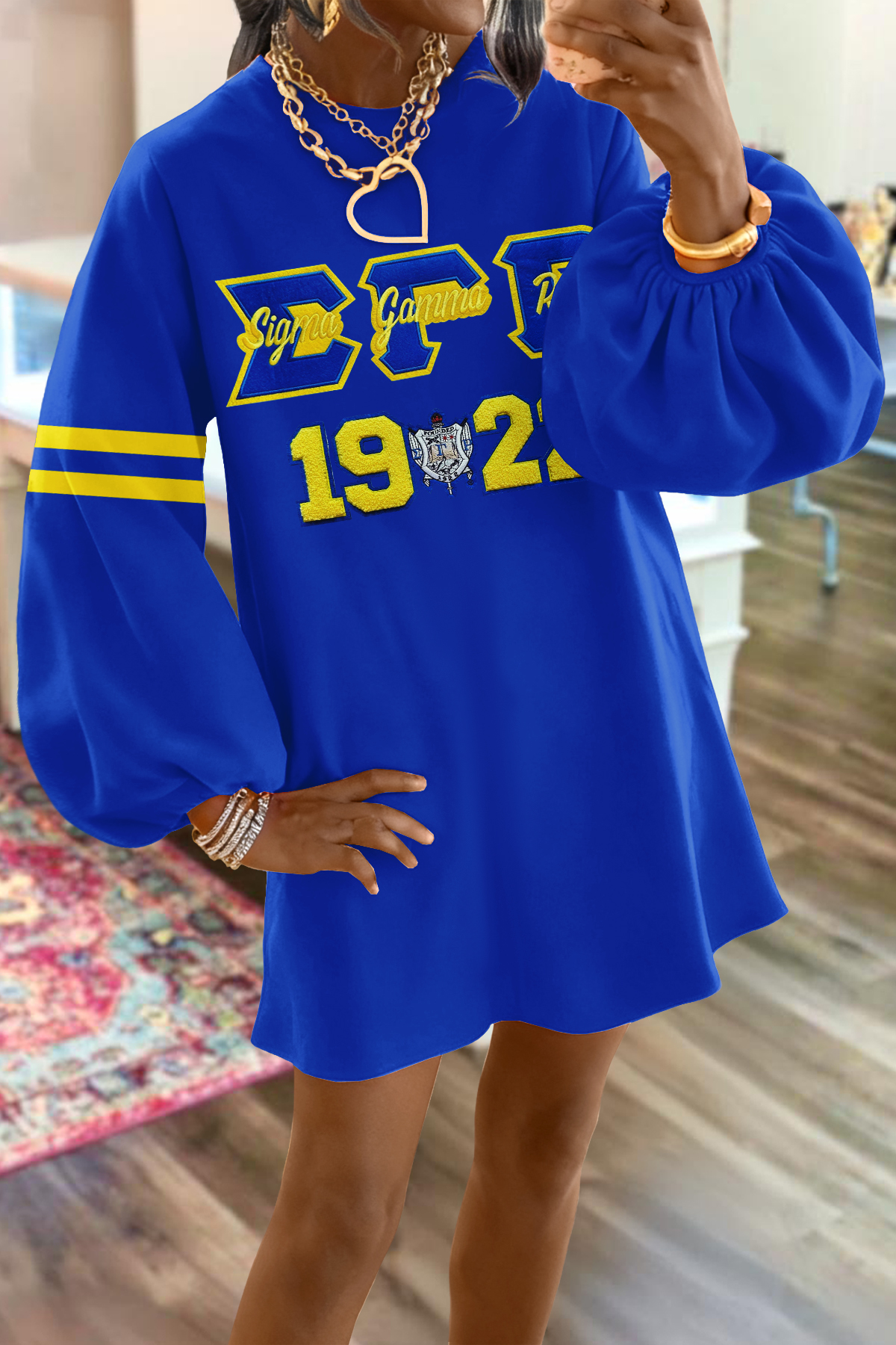 Sigma Gamma Rho Sorority Sweatshirt Dress
