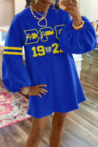 Sigma Gamma Rho Sorority Sweatshirt Dress