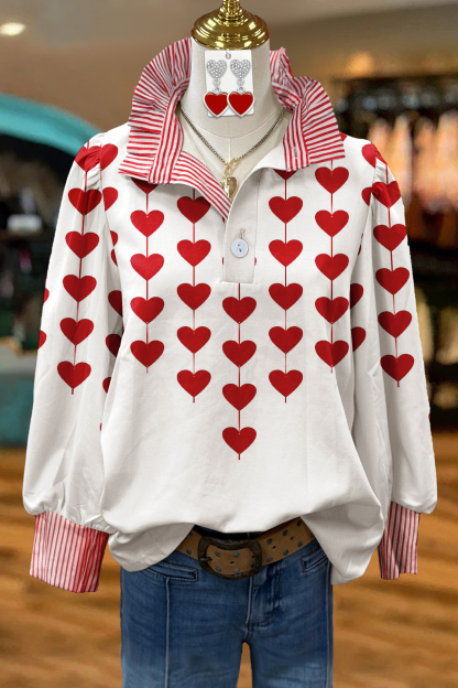 Cute Valentine's Day Heart Blouses