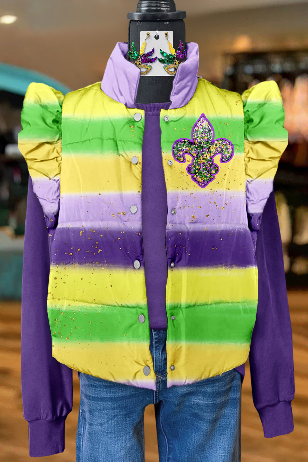 Western Aztec Pocket Vest