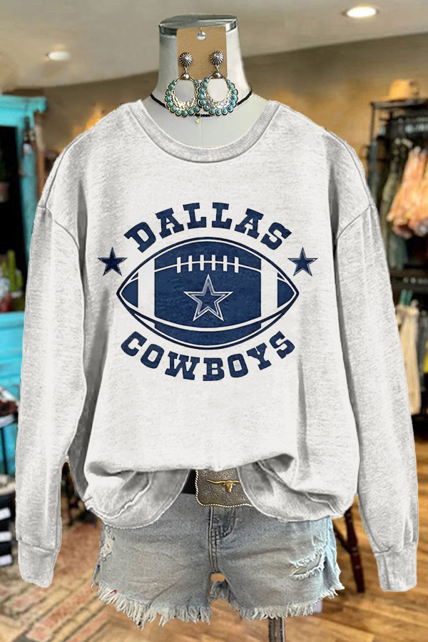 Gameday Dallas Cowboys Print Sweatshirt