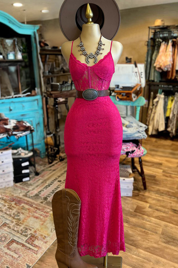 Beautiful Lace Fishtail Dress