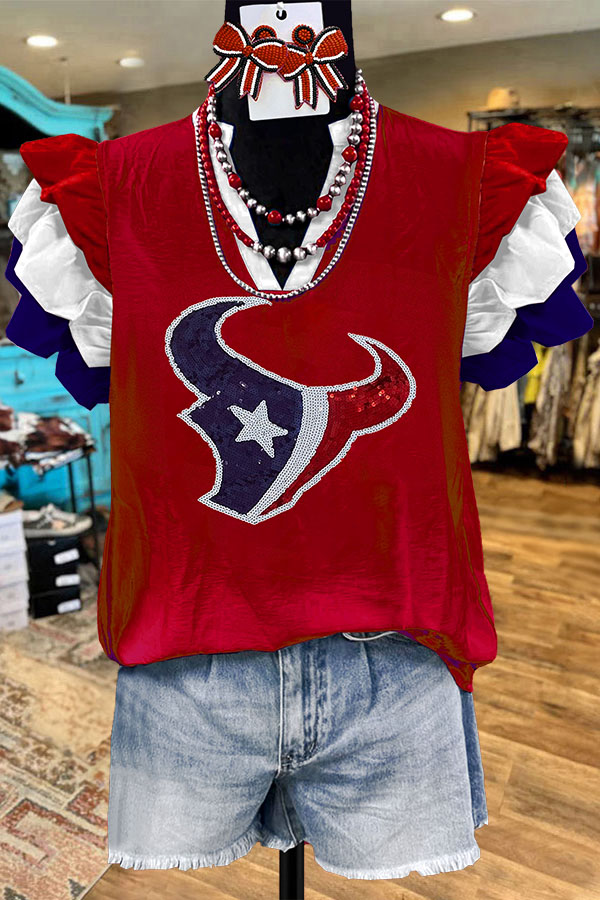 Houston Texans Sequin Shirt