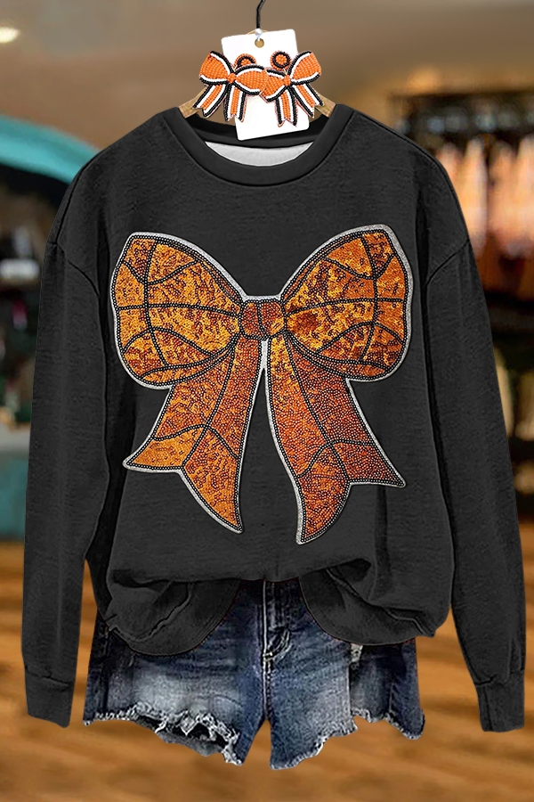 Bow Basketball Sweatshirt